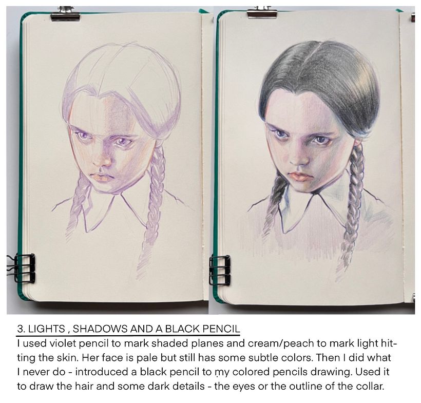 Wednesday - Fan Art Portraits 5