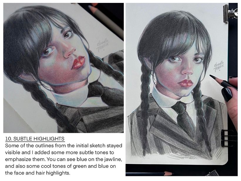 Wednesday - Fan Art Portraits 12