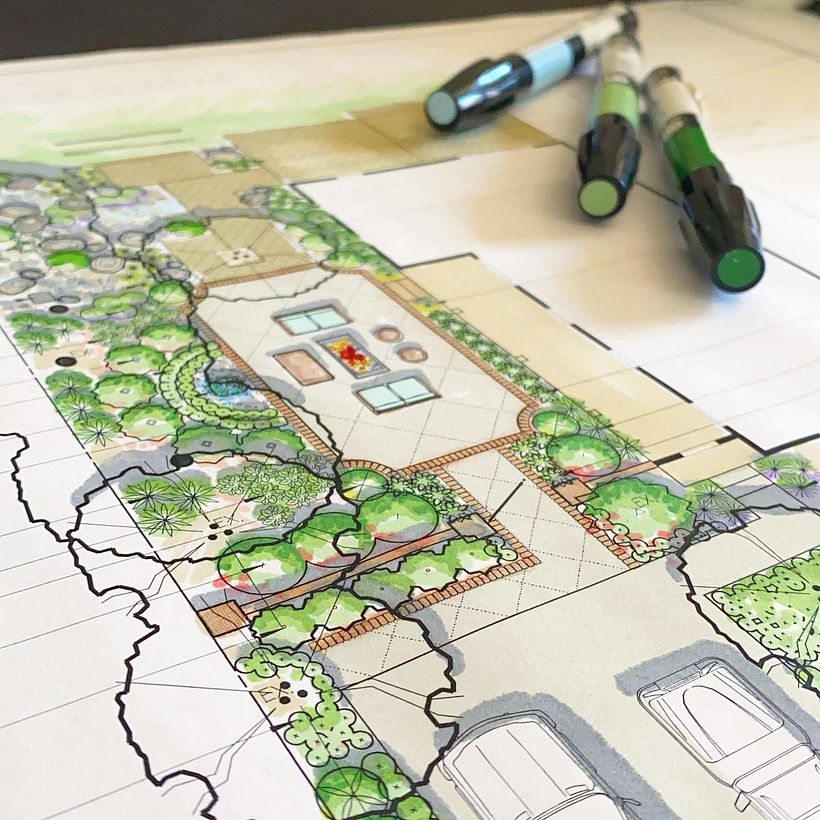 Design: a Charleston-style courtyard garden to compliment the architecture of the home. 