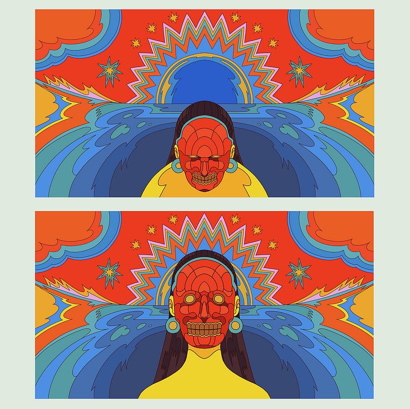 NIKE SIEMPRE FAMILIA  - Ilustración tradicional