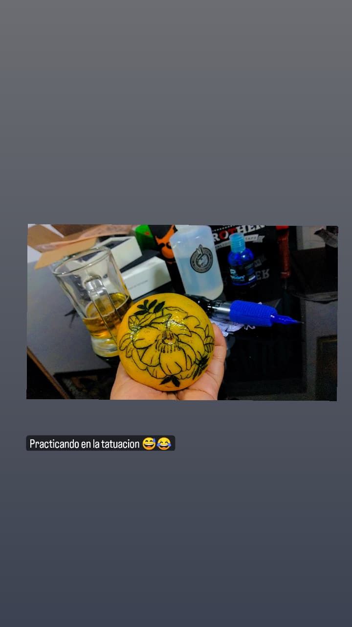 mi primer tatuaje en naranja 