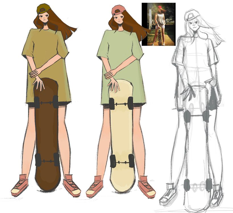 My project for course: Drawing Appealing Characters with Personality  2