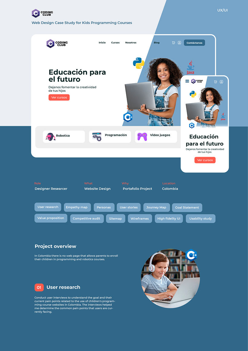 Mi proyecto del curso: Coding Club  - Introducción al diseño UX 1