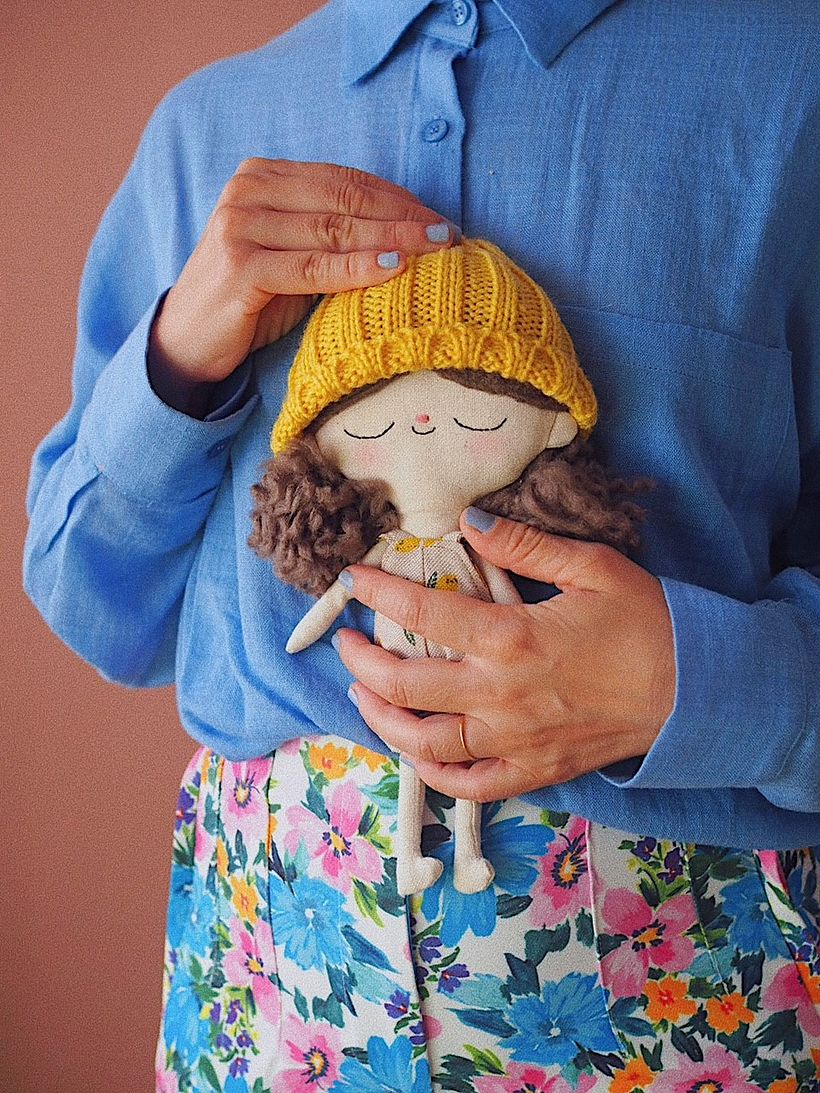 Mi proyecto del curso: Muñecos de tela: diseño, costura y creación de contenido 1