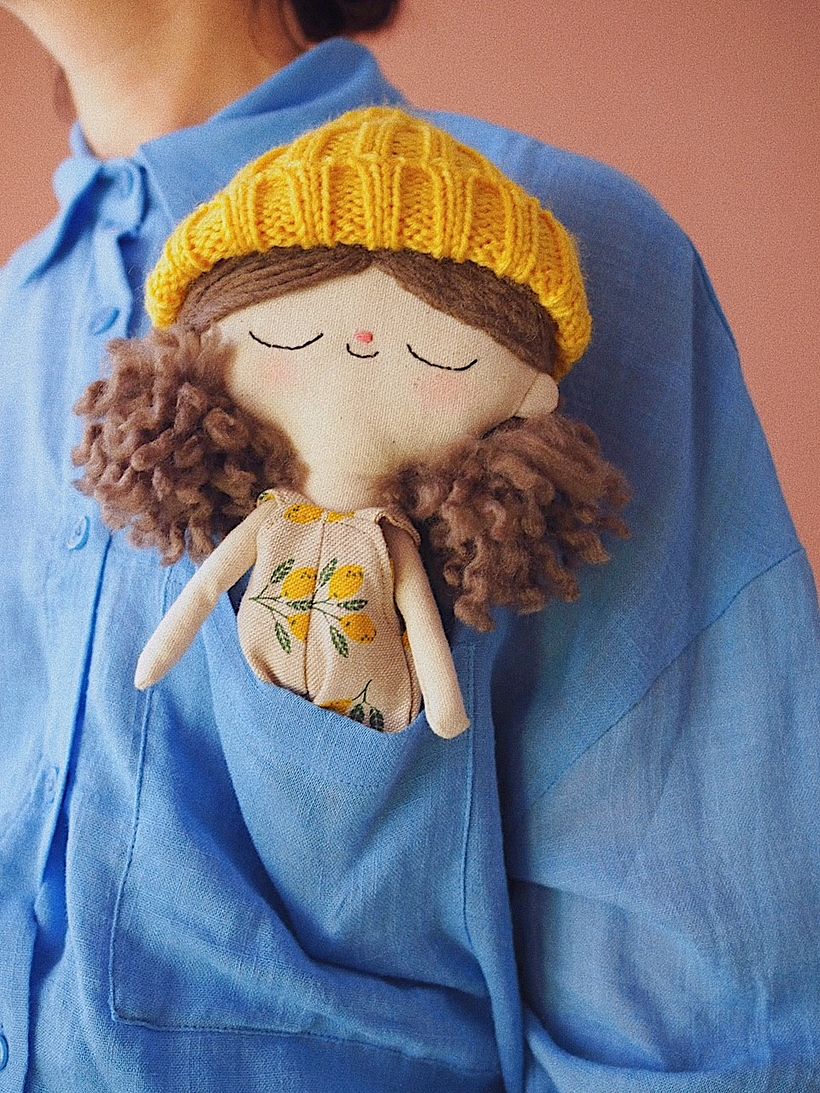 Mi proyecto del curso: Muñecos de tela: diseño, costura y creación de contenido 7