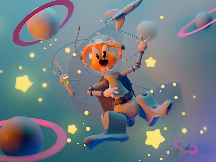 My project for course: 3D Character Creation in Blender 4
