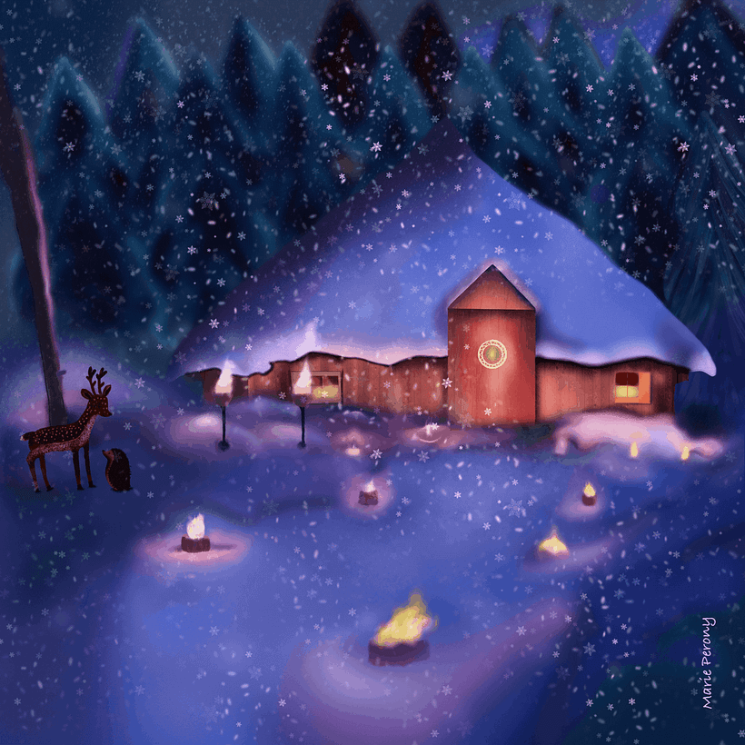 My project for course: Moody Digital Illustration with Procreate 1