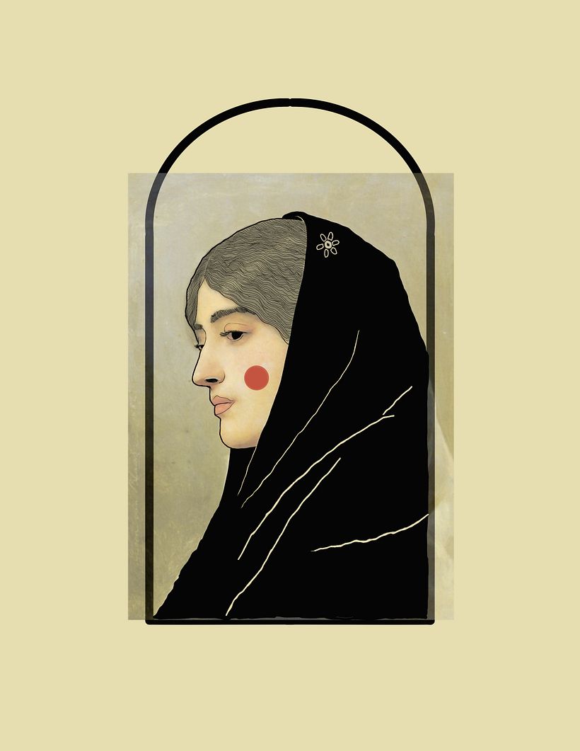 My project for course: Custom Tattoo Design with Procreate - woman’s portrait 14