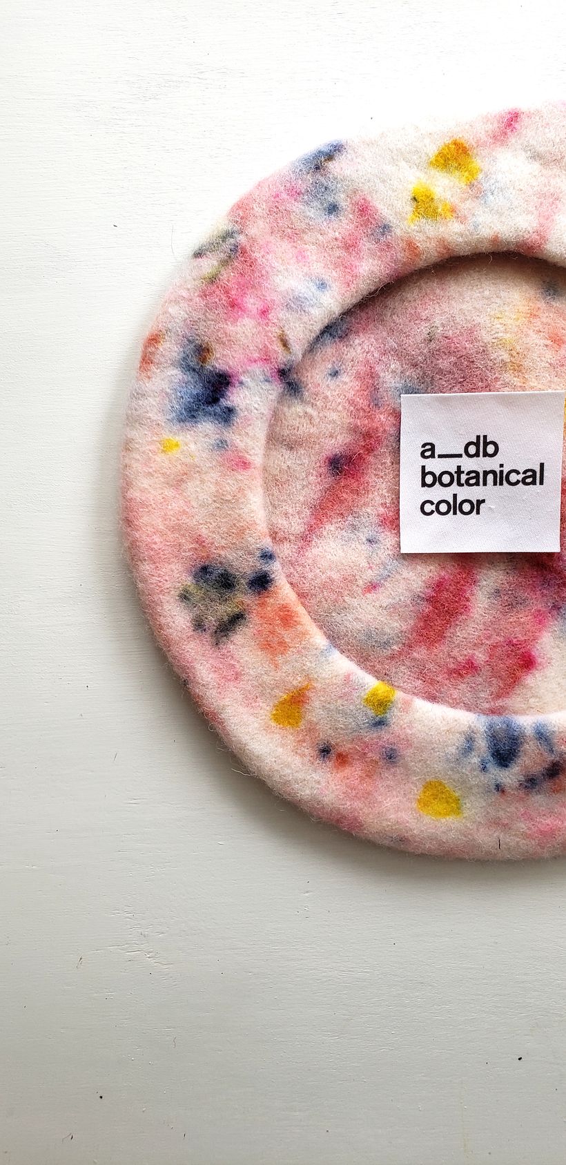 Botanically Dyed Felt Wool Berets 8