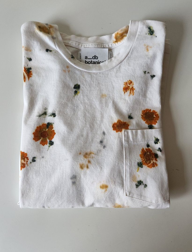 Plant and Flower Dyed Tee Shirts 2