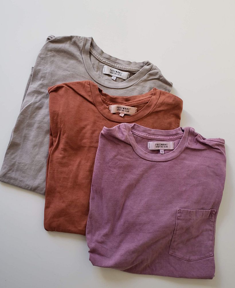 Plant and Flower Dyed Tee Shirts 4