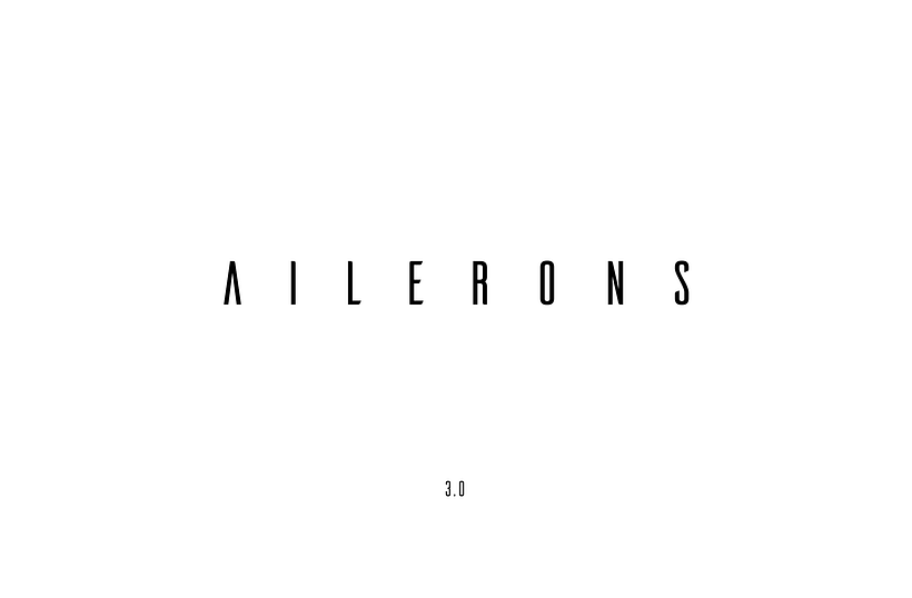 ailerons typeface 3