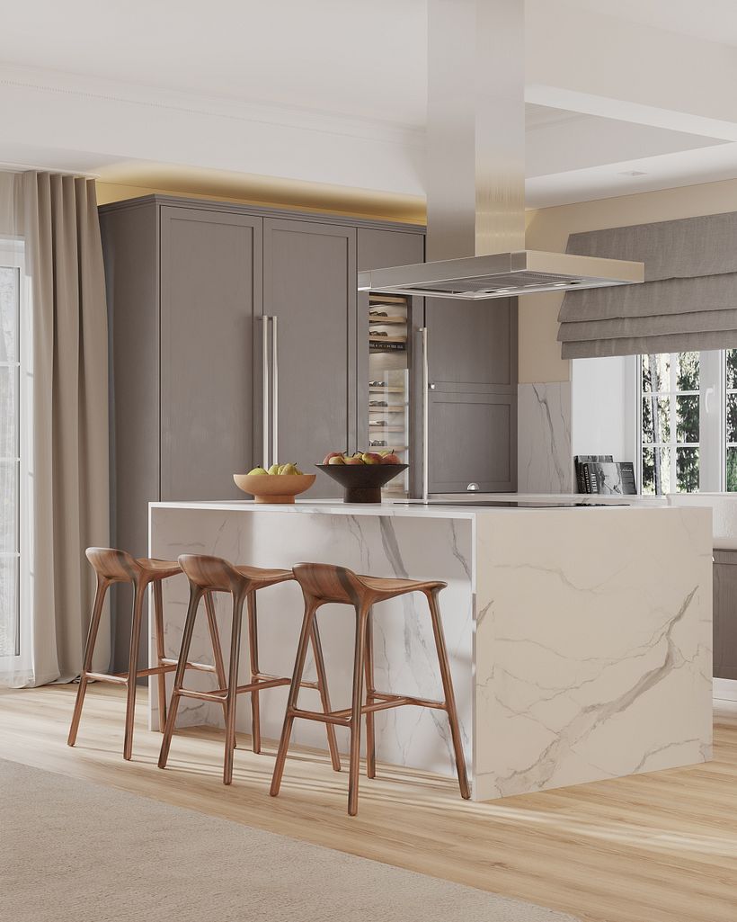 English manor house kitchen renovation project 2