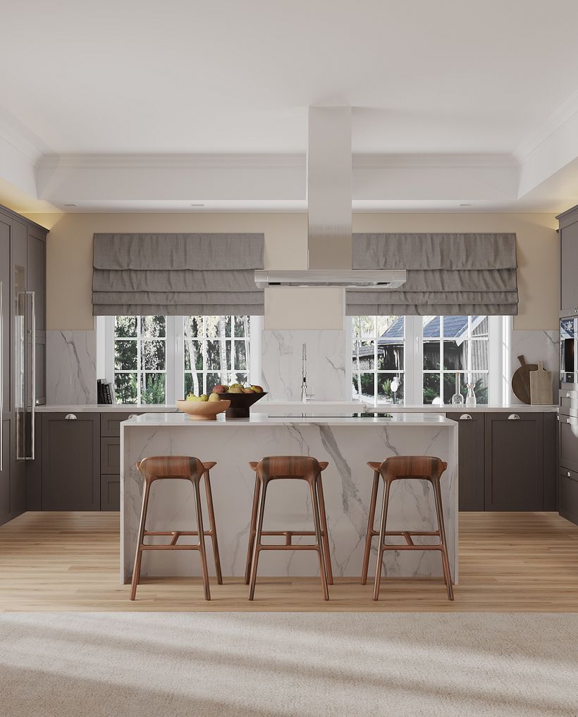 English manor house kitchen renovation project 8