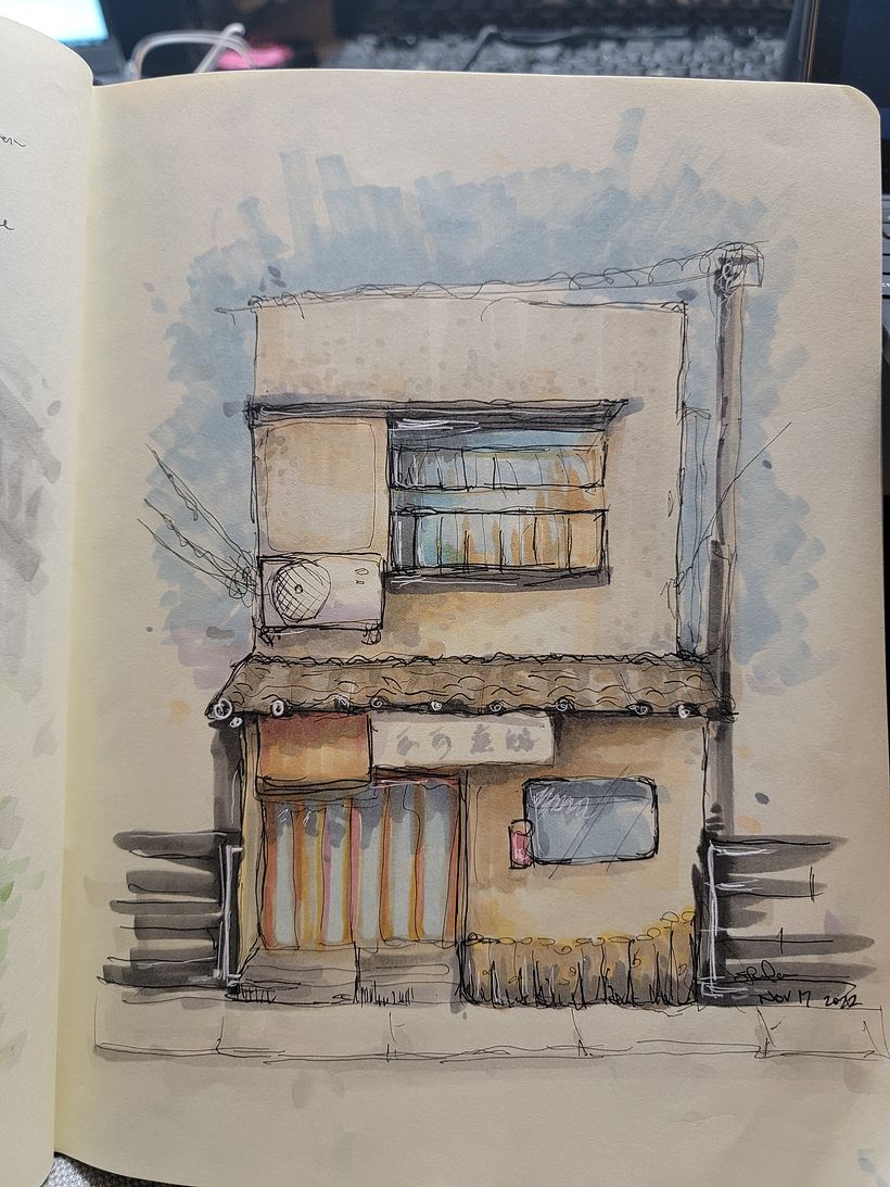 My project for course: Expressive Architectural Sketching with Colored Markers 1