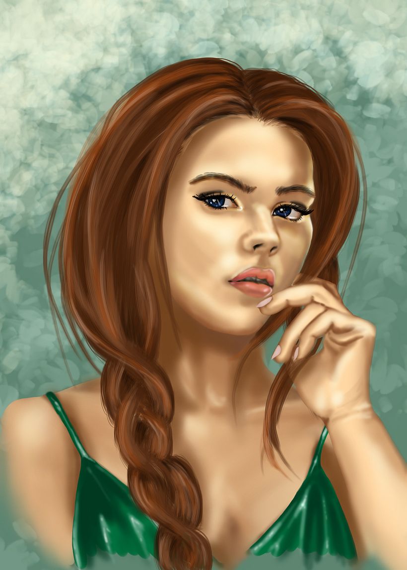 A project from the course: Digital Fantasy Portraits with Photoshop: Girl with her head in the clouds 2
