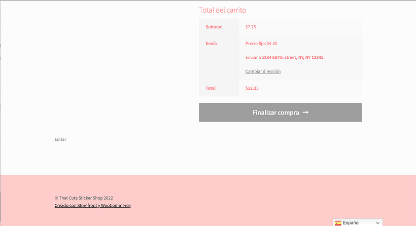 My project for course: Creation of an Online WordPress Store 7