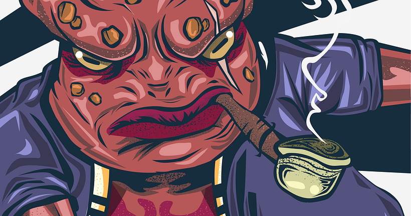  Ilustración vectorial Gamabunta  1