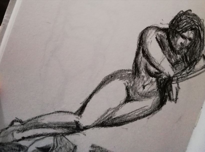 Il mio progetto del corso: Introduzione al disegno anatomico a carboncino 1