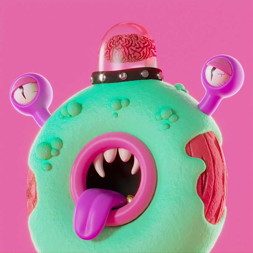 Mi proyecto del curso: Creación y animación de monstruos con Cinema 4D  2