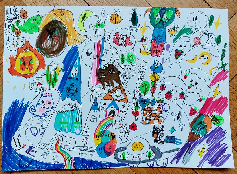 Barbora (7 years) - her only and final project 2