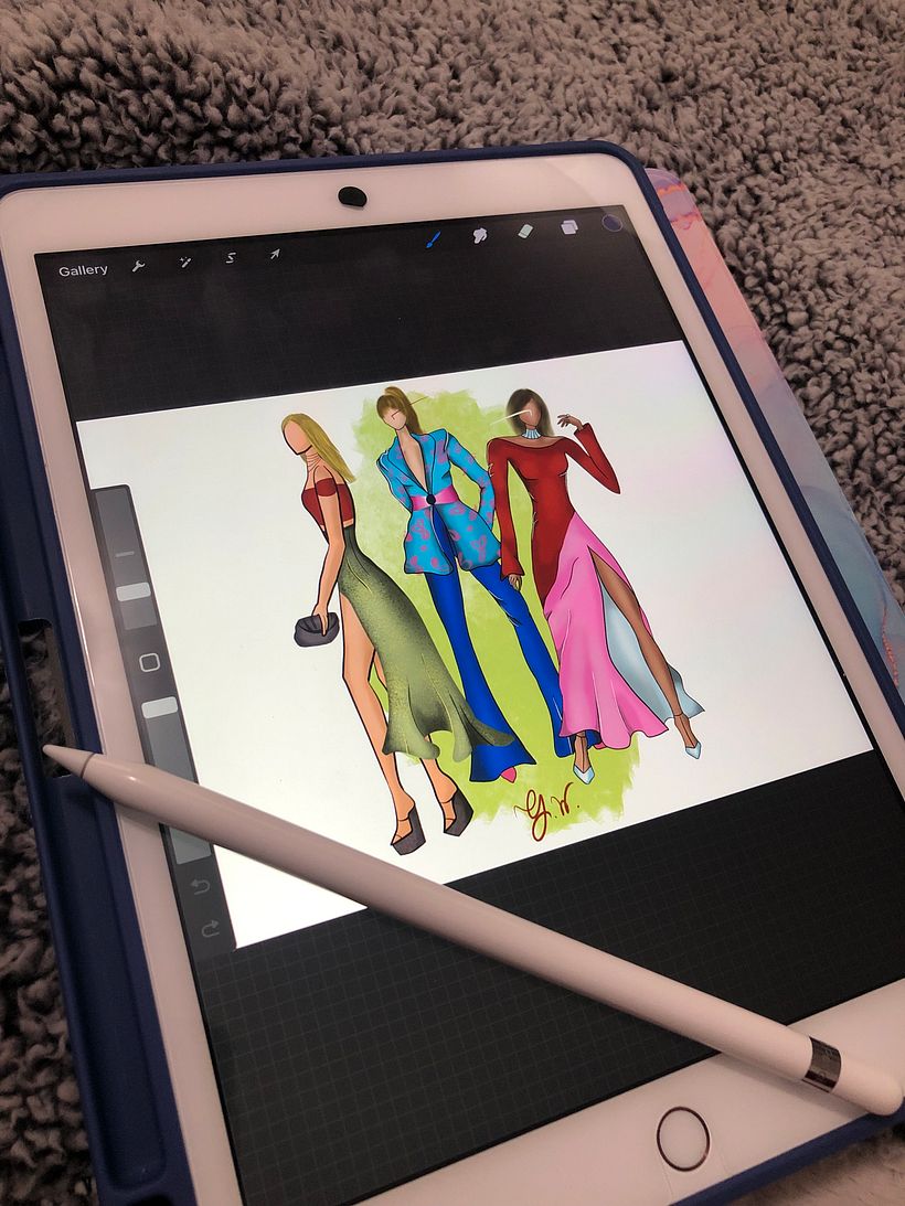 My project for course: Fashion Sketch Illustration 1