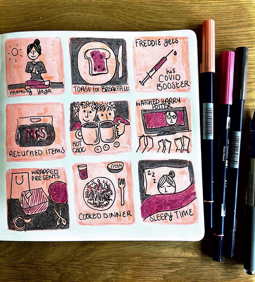 My project for course: Illustrated Life Journal: A Daily Mindful Practice 3