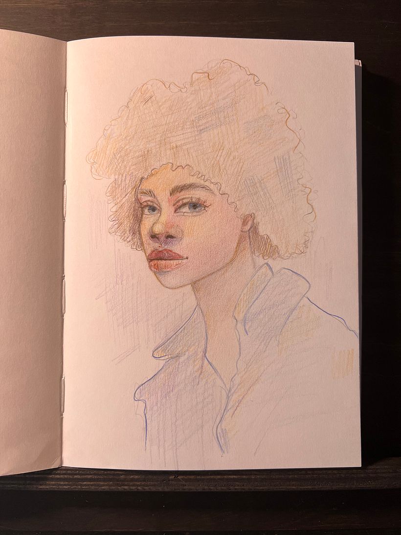 My project for course: Vibrant Portrait Drawing with Colored Pencils 1