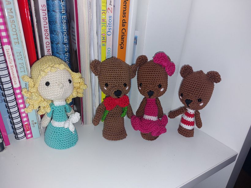 Meu projeto do curso: Amigurumi: crie dedoches de crochê 1