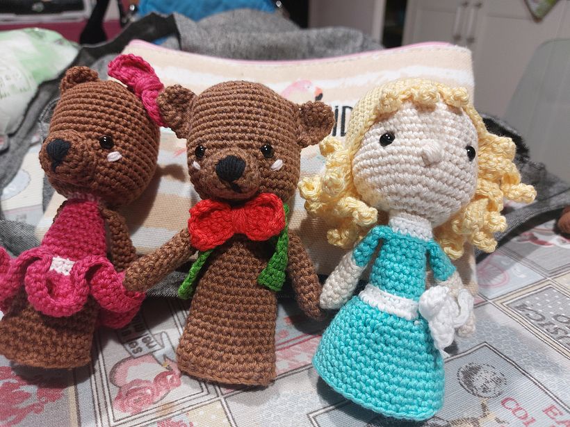 Meu projeto do curso: Amigurumi: crie dedoches de crochê 3