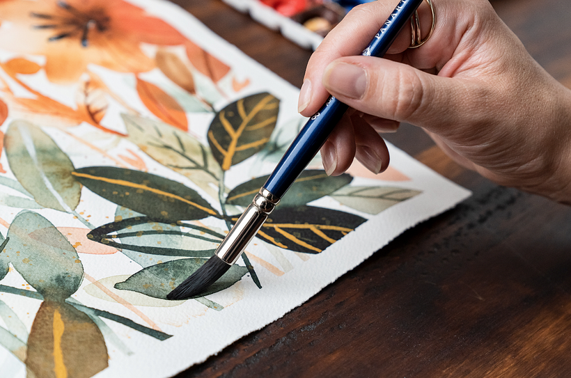 Discover watercolor exercises for creating striking floral artwork.