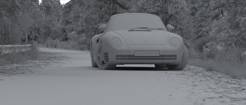PORSCHE FOREST ROAD 6