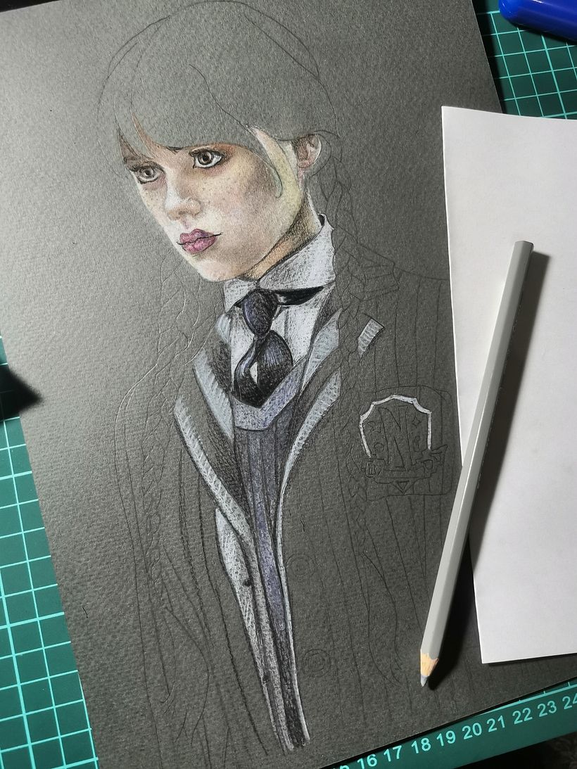 Proyecto del curso: Ilustración con pastel y lápices de colores 22