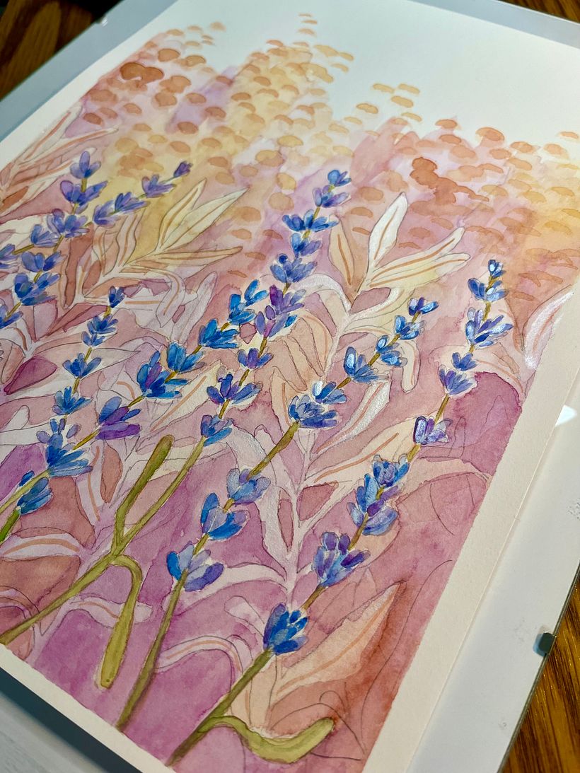 My project for course: Negative Watercolor Painting for Botanical Illustration 3