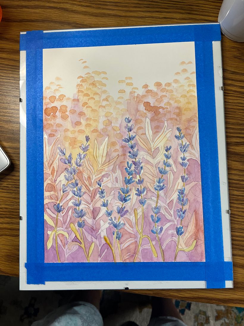 My project for course: Negative Watercolor Painting for Botanical Illustration 4