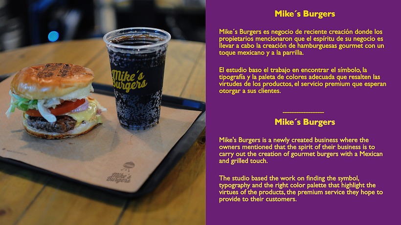 Mike´s Burgers: Creación de mock-ups para branding desde cero 2