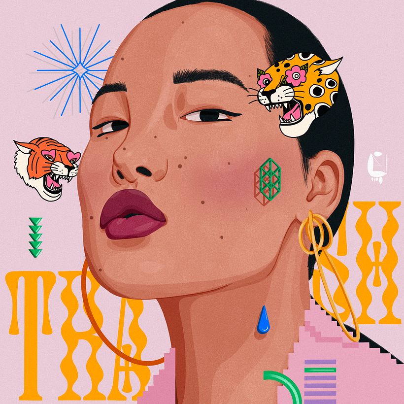 My project for course: Creative Portrait Illustration with Procreate 6