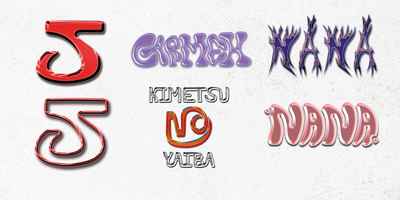 Custom Chrome Type - Design