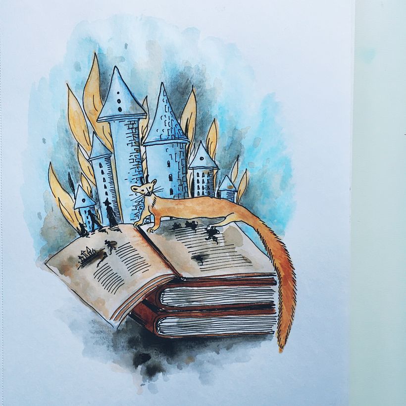 “Inkheart”: My project for course: Illustrated Stories: From Idea to Paper 2