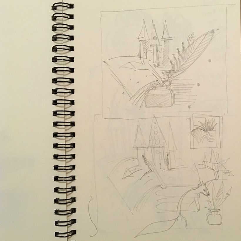 “Inkheart”: My project for course: Illustrated Stories: From Idea to Paper 6