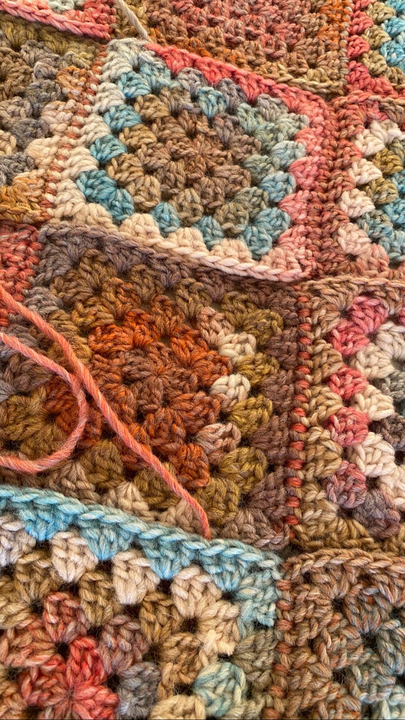 Il mio progetto del corso: Quadrati all'uncinetto: crea un maglione tutto tuo 3