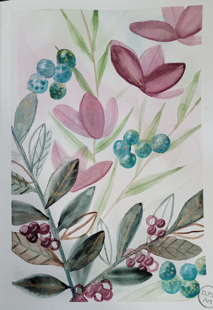 My project for course: Artistic Floral Watercolor: Connect with Nature 8