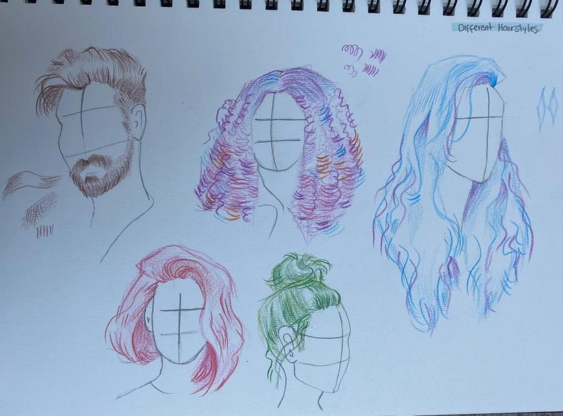 Mi proyecto del curso: Dibujo de retratos llamativos con lápices de colores 8