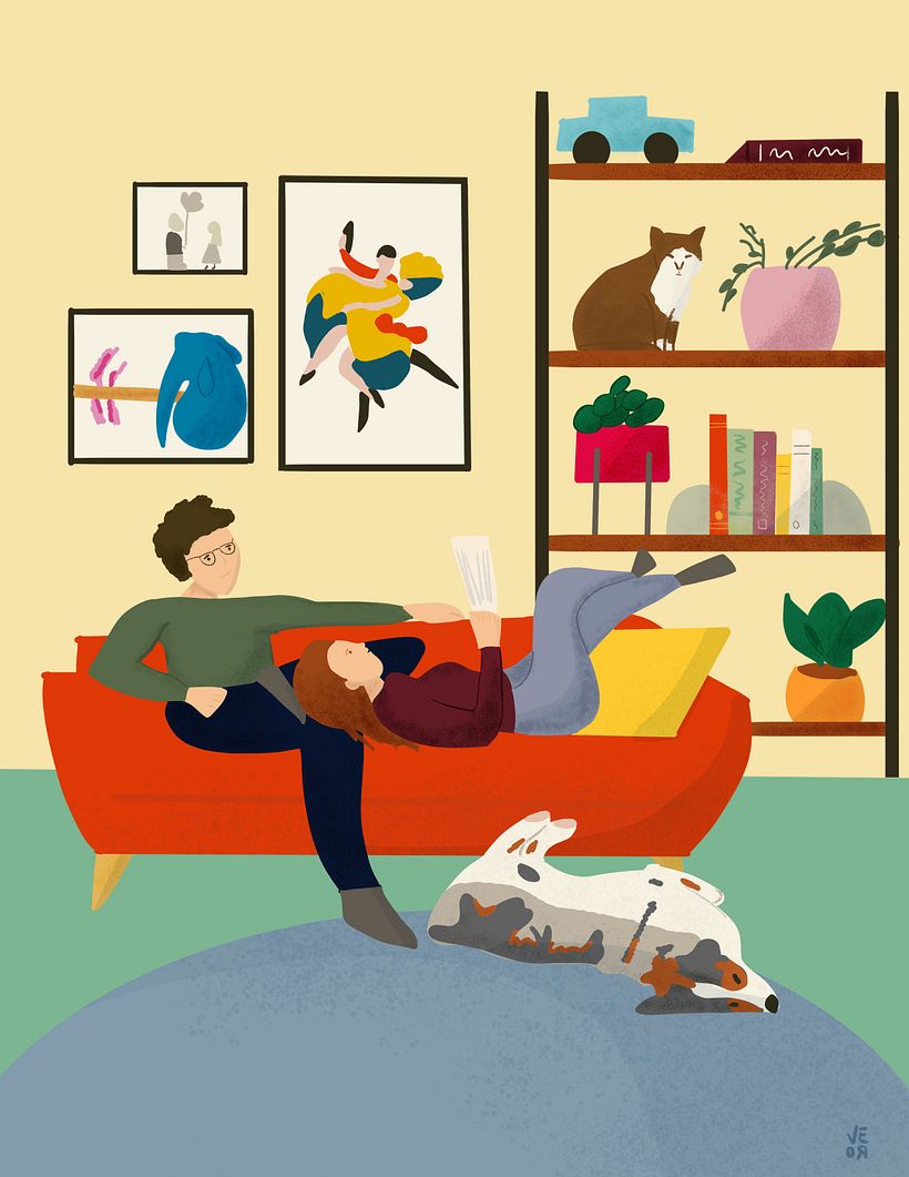 My project for course: Colorful Digital Illustration in Procreate 1