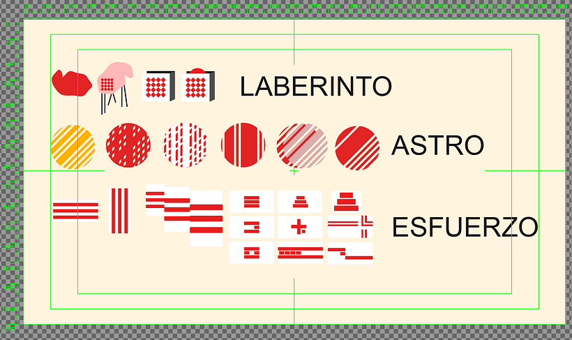 Development of ideas and iterations
