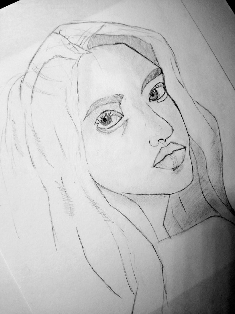 Mi proyecto del curso: Sketchbook de retrato: explora el rostro humano 4
