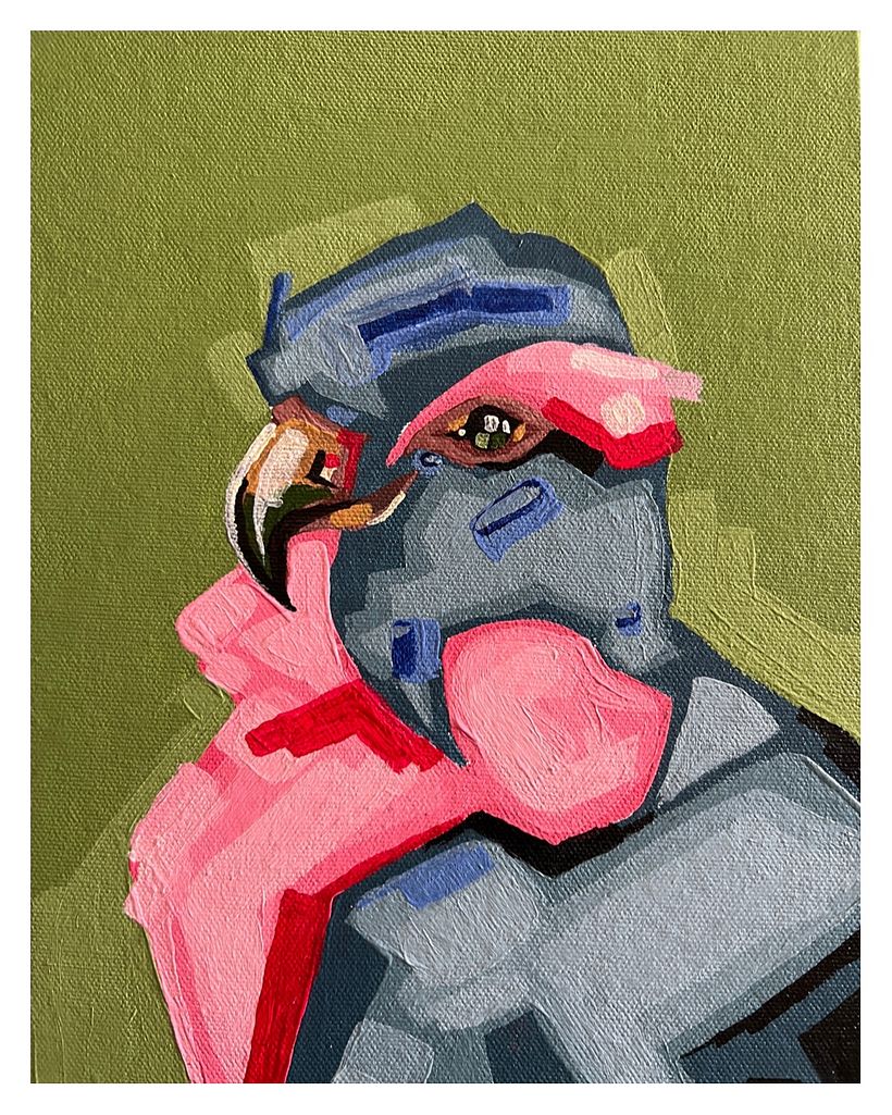 My project for course: Stylized Acrylic Painting: Explore Color and Shape 1