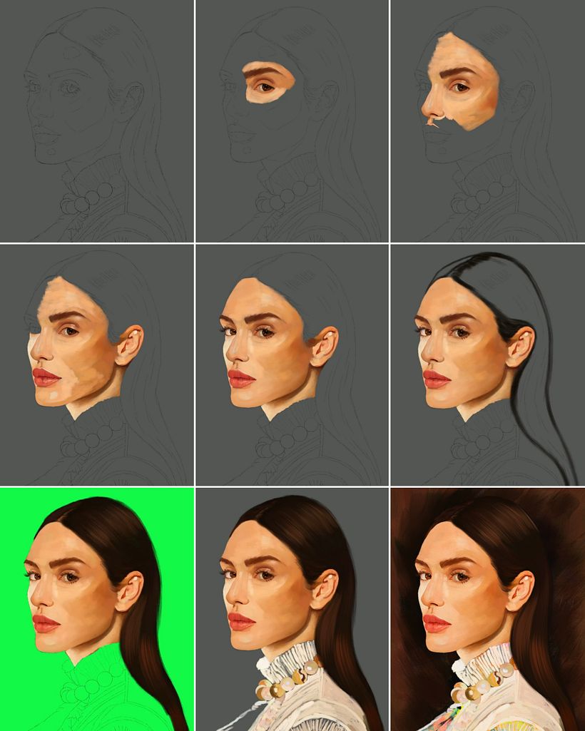 Isabelle Drummond by Rod Lovell - A Guide to Creating Digital Portraits 4