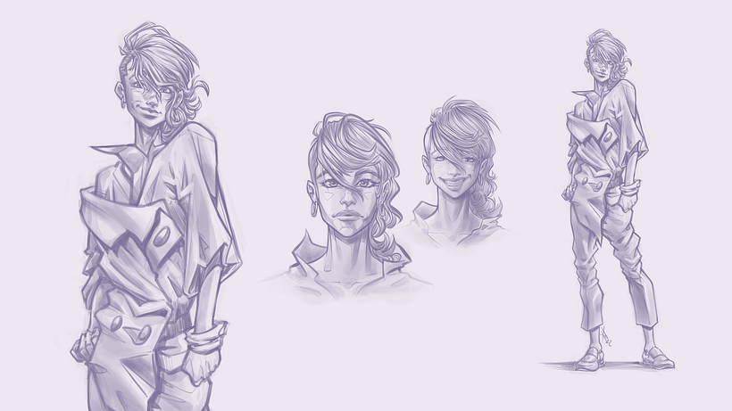 Mi proyecto del curso: Ilustración de personajes dinámicos 3