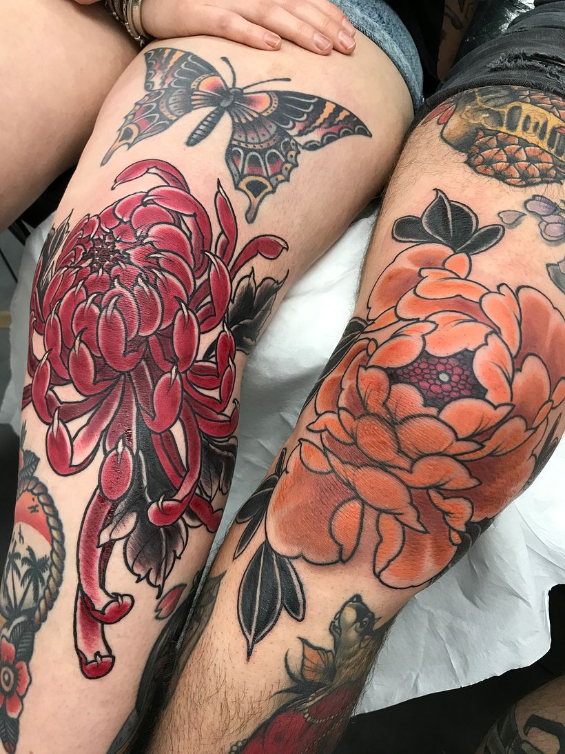 Flowers tattoo 15